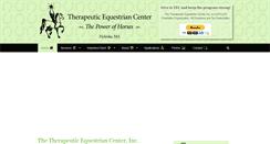 Desktop Screenshot of equestriantherapy.org