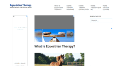 Desktop Screenshot of equestriantherapy.com