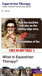 Mobile Screenshot of equestriantherapy.com